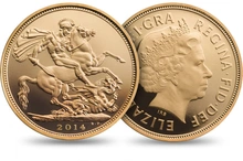2014 Proof Gold Sovereign 3 Coin Set Fourth Portrait Boxed