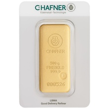 500g Gold Bar C. Hafner Cast