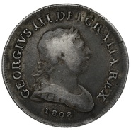 1808 Irish George III Silver Thirty Pence Bank Token