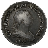1808 Irish George III Silver Thirty Pence Bank Token