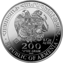 2026 Armenian Noah's Ark Silver Coin 1/2oz