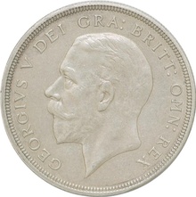 1933 Proof Silver Crown Coin George V Christmas Crown Good Very Fine