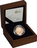 2010 Proof Gold £1 Pound Coin Belfast Boxed