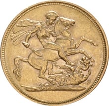 Gold Sovereign - Victoria Young Head