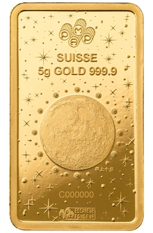 5g Gold Bar 2025 Year of the Snake PAMP