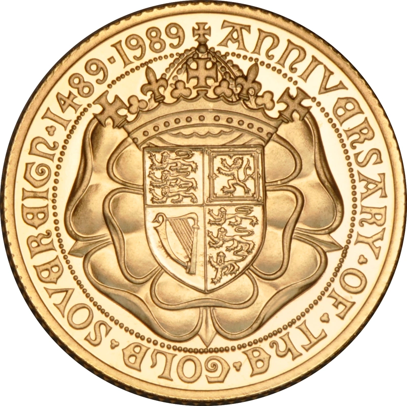 1989 Proof Gold Sovereign NGC PF67