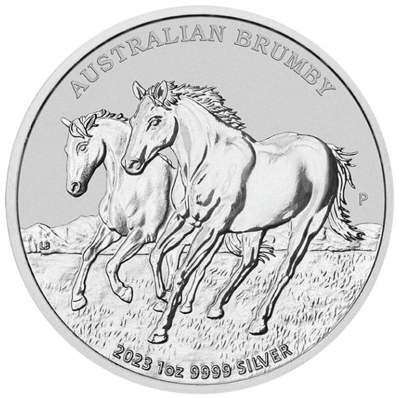 2023 1oz Silver Australian Brumby