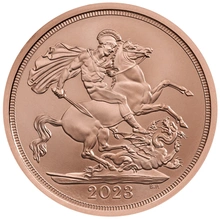 2023 75th Birthday of King Charles III Struck on the Day Gold Sovereign Boxed