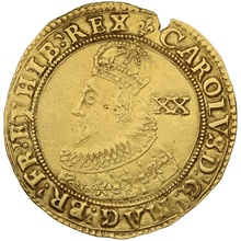 1625 Gold Unite Coin Charles I Group A