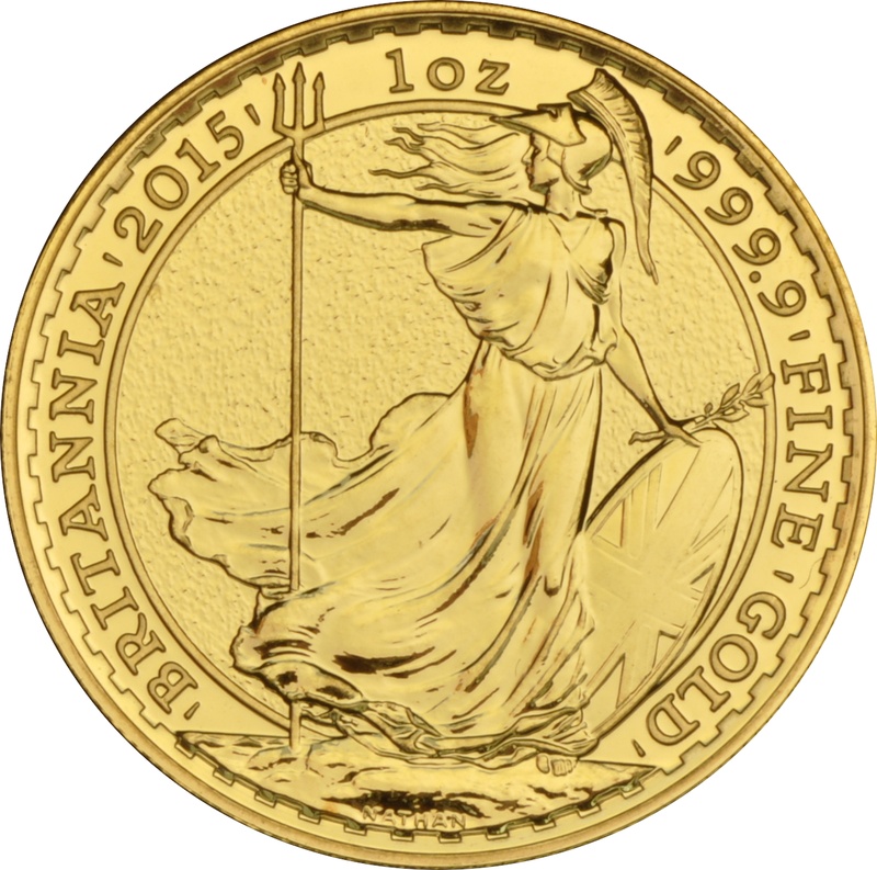 2015 Gold Britannia Coin 1oz Uniface Obverse Mint Error NGC MS66