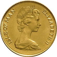 1979 Isle of Man Gold Half Sovereign Elizabeth II Decimal Head