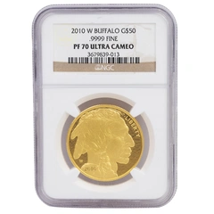 2010 Proof American Buffalo Gold Coin 1oz NGC PF70