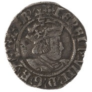 Henry VIII Twopence - Very Fine