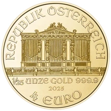 2026 1/25oz Austrian Gold Philharmonic Coin