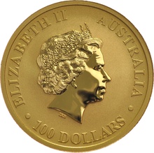 2014 Australian Kangaroo Gold Nugget Coin 1oz
