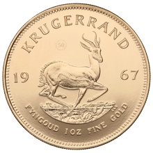 1967 Krugerrand Gold Coin 1oz 50th Anniversary Mint Mark