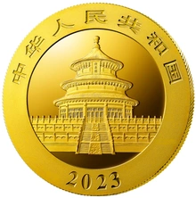 2023 1g Chinese Panda Gold Coin