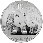 2011 1oz Chinese Panda Silver Coin