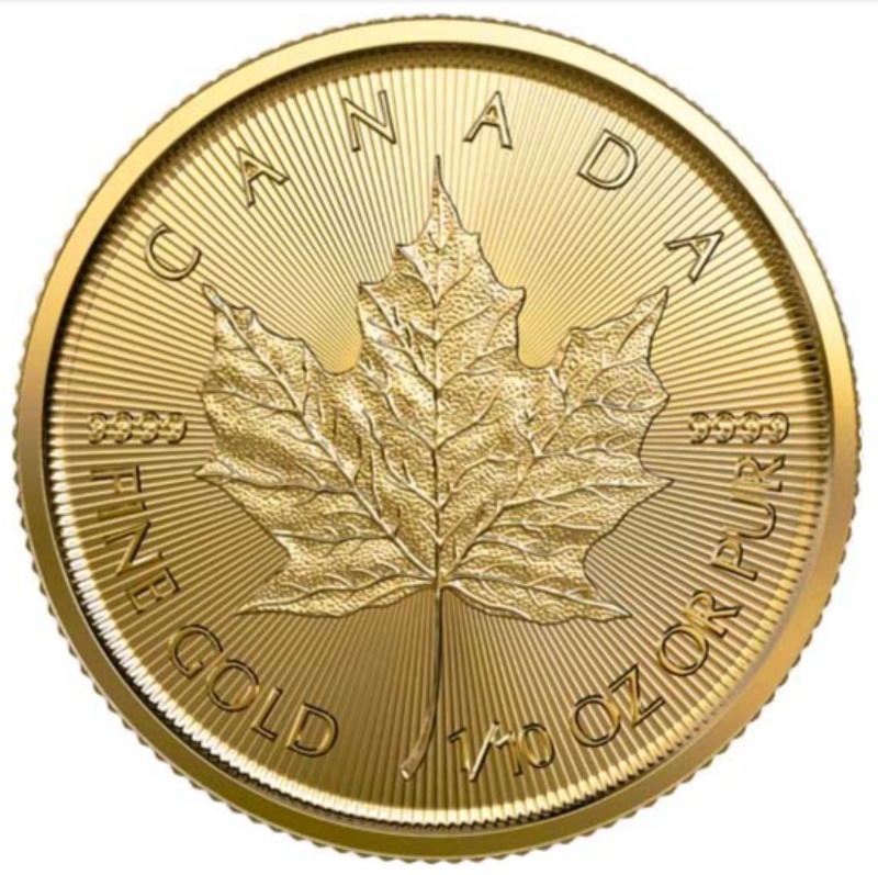 2023 1/10oz Canadian Maple Leaf Gold Coin
