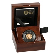 2015 Proof Quarter Sovereign Gold Coin Boxed