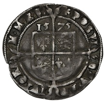 1575 Silver Sixpence Coin Elizabeth I 4th Issue Eglantine