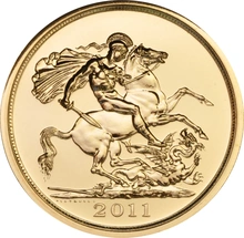 2011 Gold £5 Coin Brilliant Uncirculated Boxed