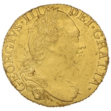 1784 Gold Guinea Coin George III Gold Guinea