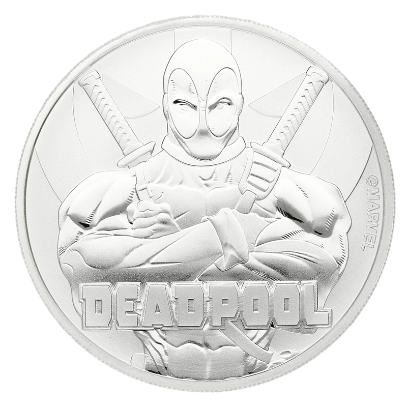 2018 Deadpool Silver Coin 1oz