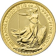 2020 1/2oz Gold Britannia Coin