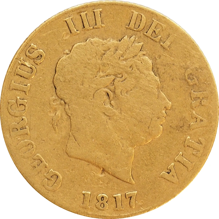 1817 Gold Half Sovereign George III