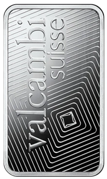 1oz Silver Bar Valcambi