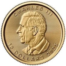 2025 1/4oz Canadian Maple Leaf Gold Coin