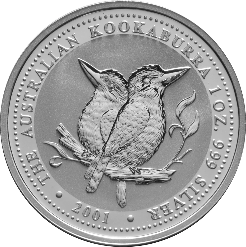 2001 Australian Kookaburra Silver Coin 1oz