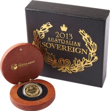 2013 Australian Gold Proof Sovereign Boxed