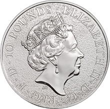 2017 10oz Lion of England Silver Coin Queen's Beasts