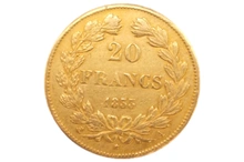 1833 20 French Francs - Louis-Philippe Laureate Head - A