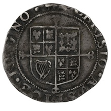 1638-1639 Silver Sixpence Coin Charles I Hammered Anchor