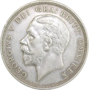 1927 Proof Silver Crown Coin George V Christmas Crown Extremely Fine