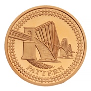 £1 One Pound Proof Gold Coin - Pattern Bridges -2003 Forth Railway