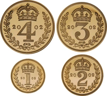2002 Golden Jubilee Proof Maundy Coins