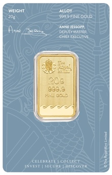 20g Gold Bar Britannia Minted