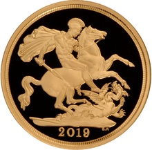 2019 Gold Proof Sovereign Boxed