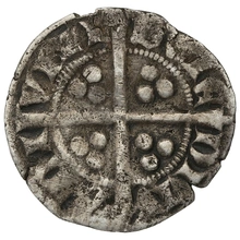 1307-1327 Edward II Silver Penny Hammered Bury St Edmunds
