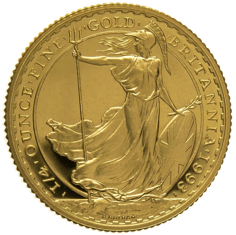 1993 Quarter Ounce Proof Britannia Gold Coin