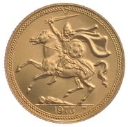 1973 Gold Sovereign - Elizabeth II Decimal Portrait - Isle of Man