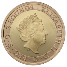 2018 £2 Two Pound Proof Gold Coin RAF Centenary Sea King Boxed