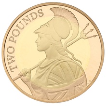 2015 Proof £2 Coin Gold Double Sovereign Definitive Britannia