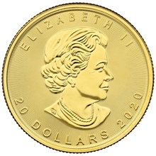2020 Half Ounce Gold Maple