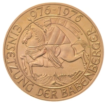 1976 Austrian 1000 Schilling Gold Coin Babenberger