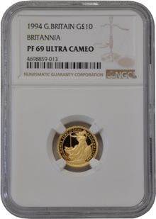 1994 Proof 1/10oz Gold Britannia Coin NGC PF69